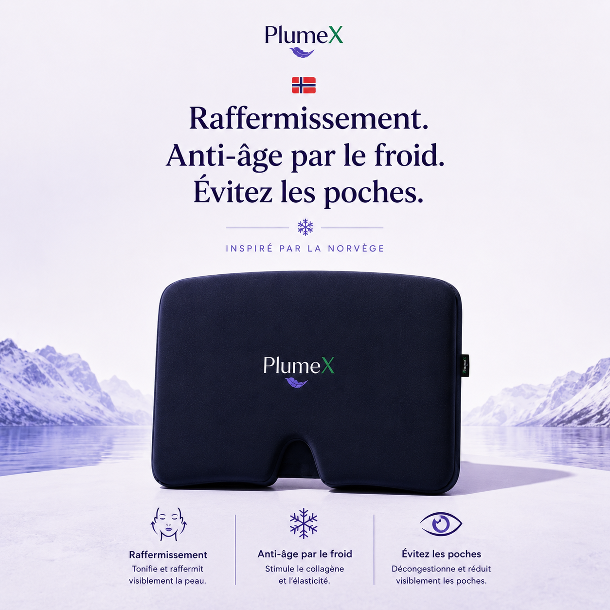 PlumeX™ Cryo Skin, L'Effet Peau de Bébé par le Froid