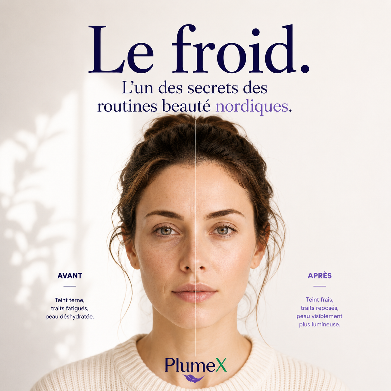 PlumeX™ Cryo Skin, L'Effet Peau de Bébé par le Froid